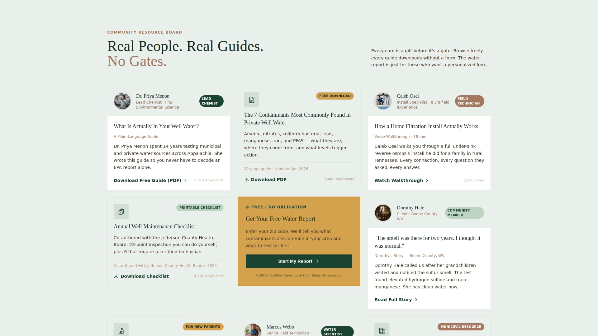 Expert Clean Water Nonprofit Professional Website Template