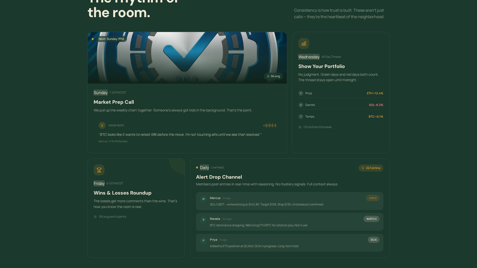 Tribe - Grounded Traders Landing Page Template