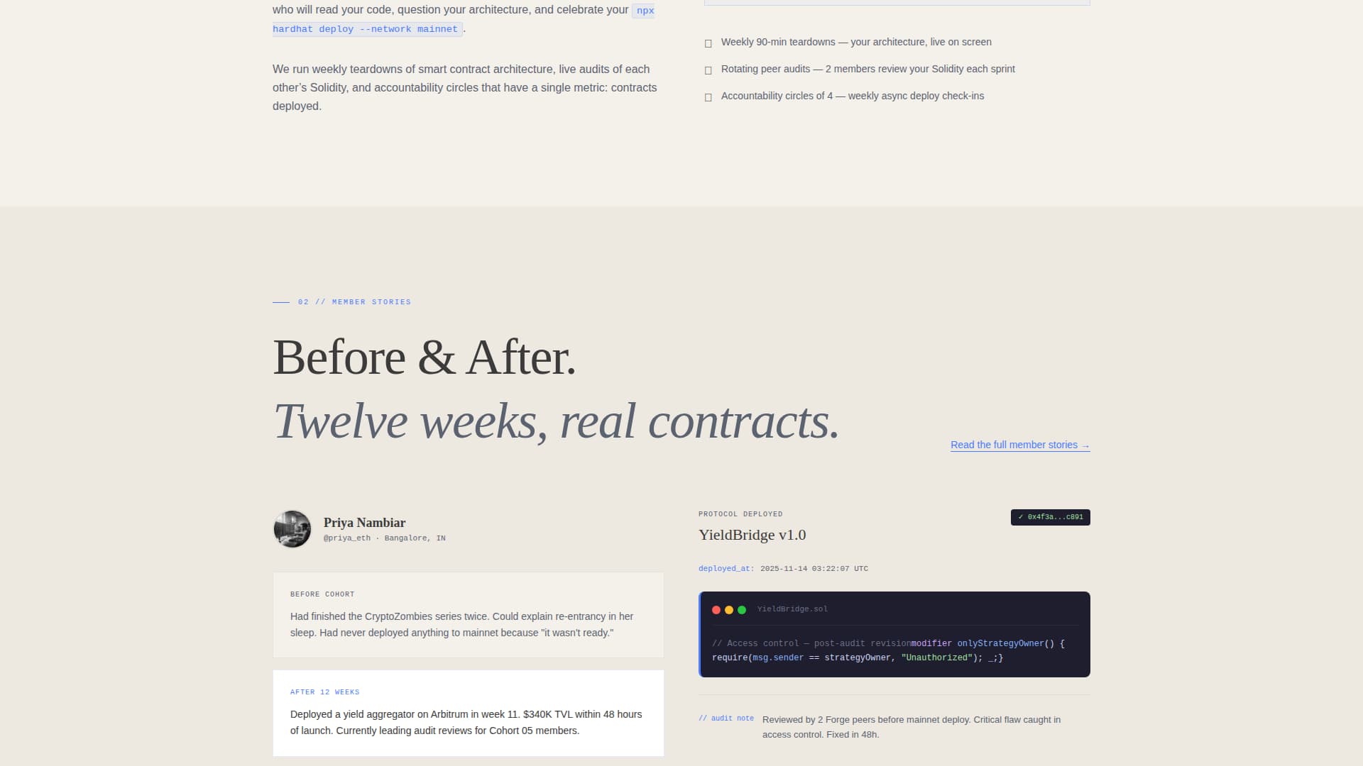 Web3 Developers Community Blog Website Template