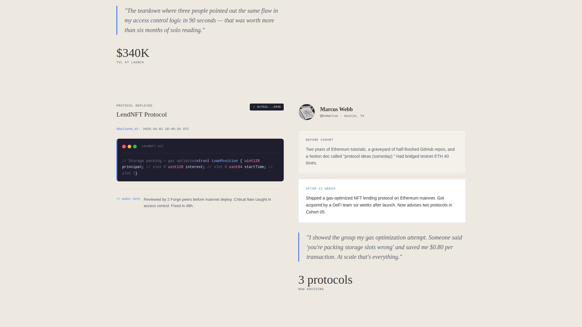 Web3 Developers Community Blog Website Template