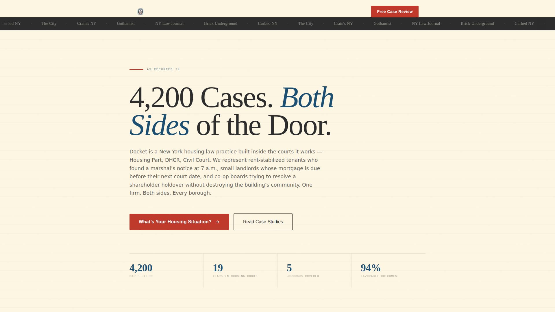 Real Estate & Property Law Portfolio Website Template