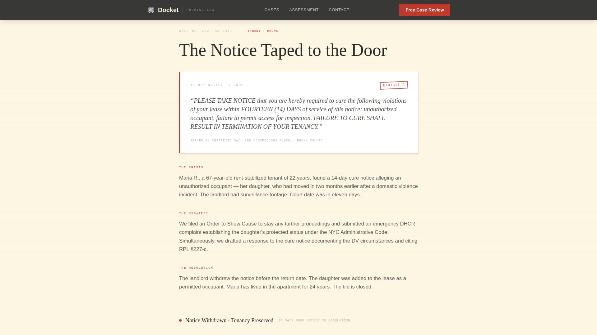 Real Estate & Property Law Portfolio Website Template