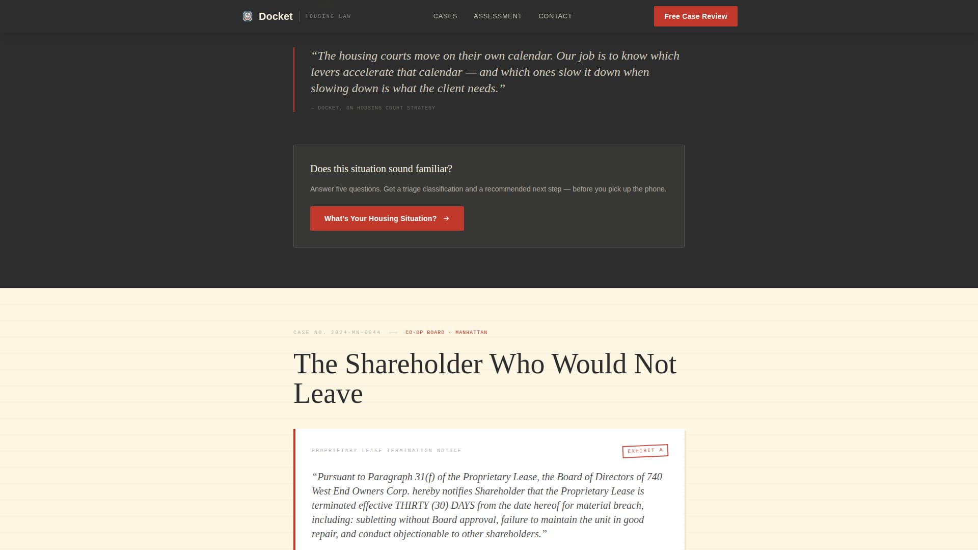 Real Estate & Property Law Portfolio Website Template
