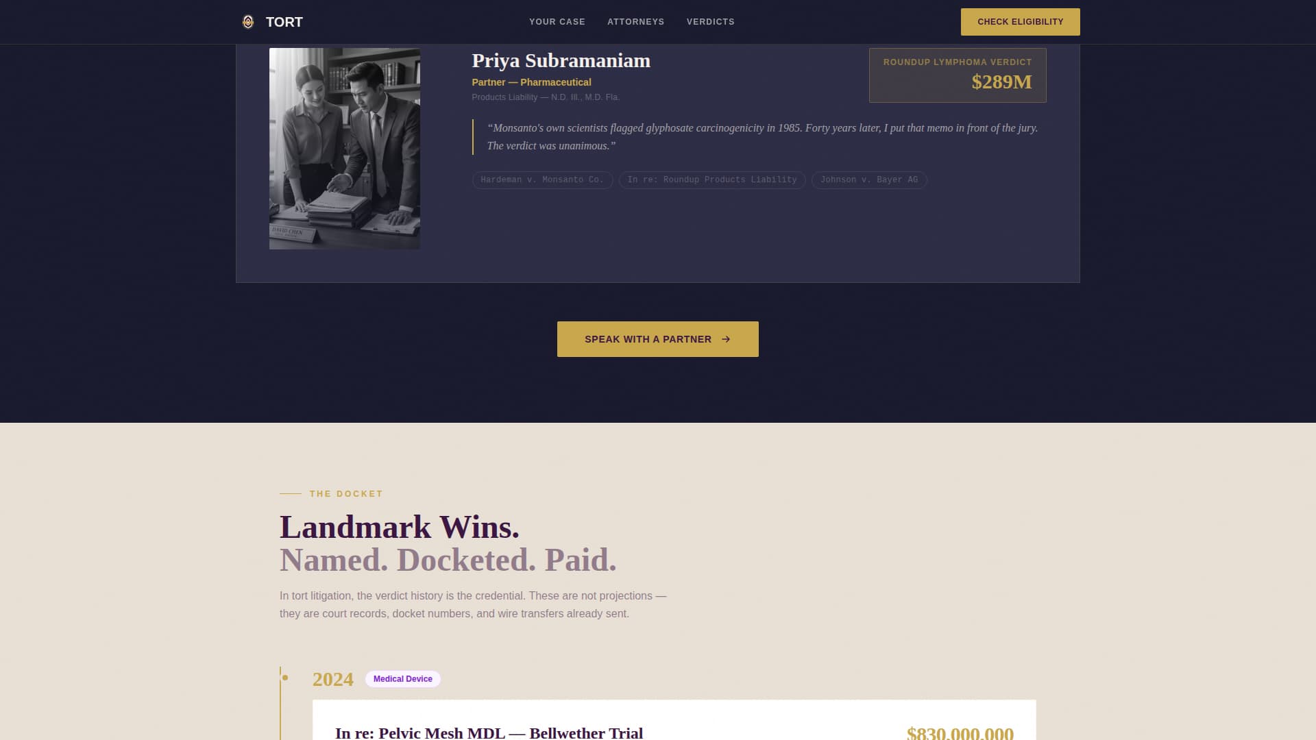 Personal Injury & Litigation Blog Website Template