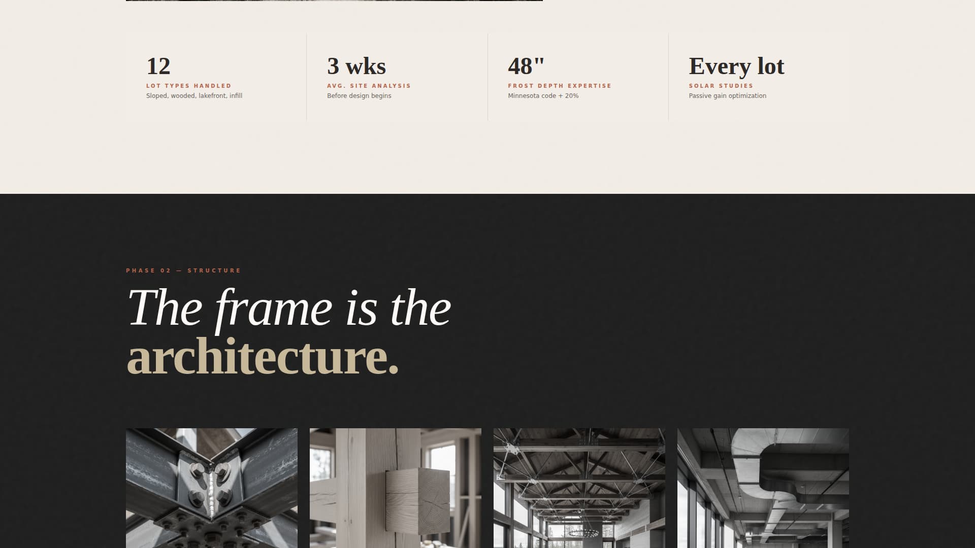 Custom Home Builder Website Template for Luxury Construction