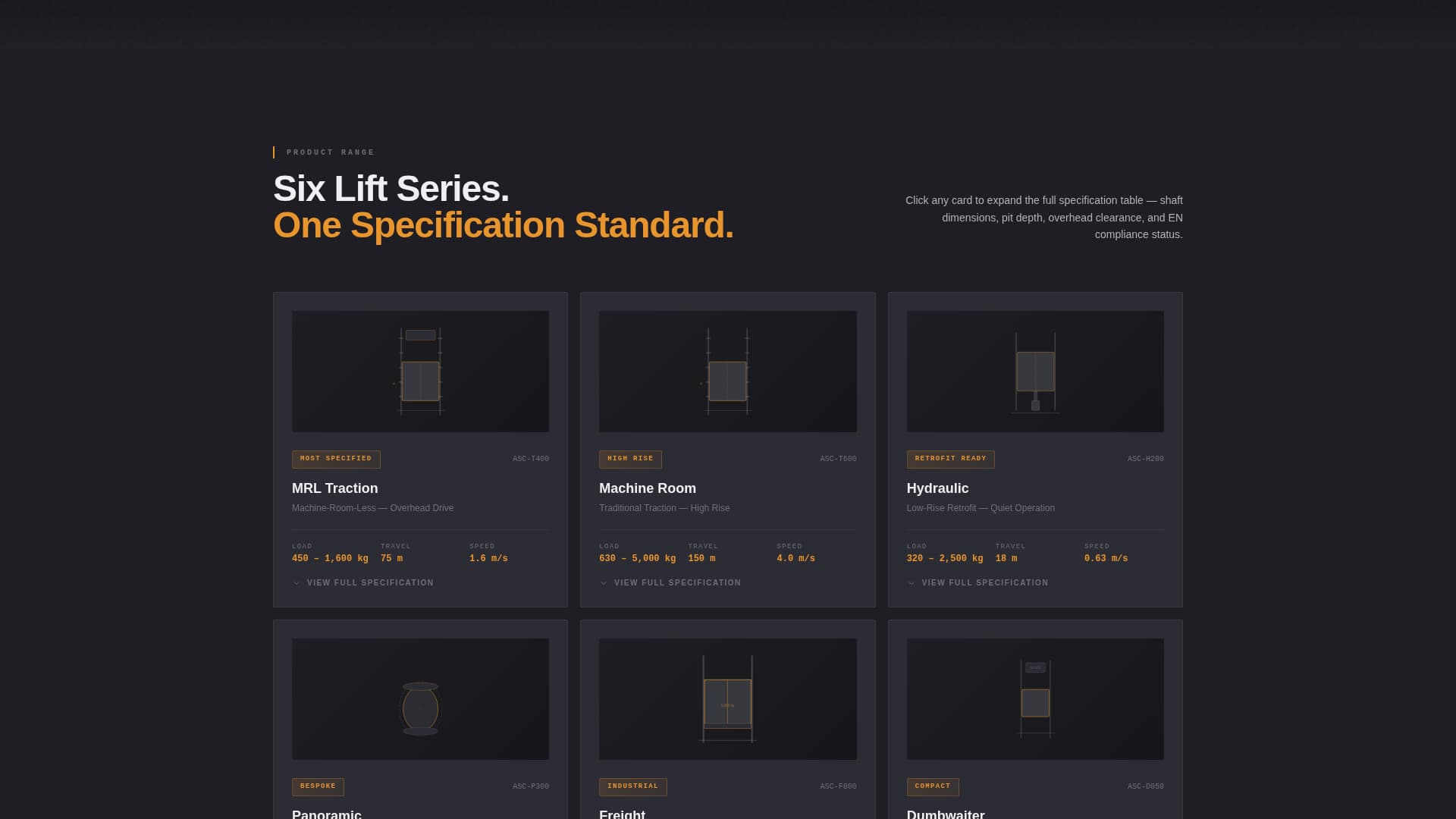 Ascend - Highspecification Elevatormanufacturer Landing Page Template