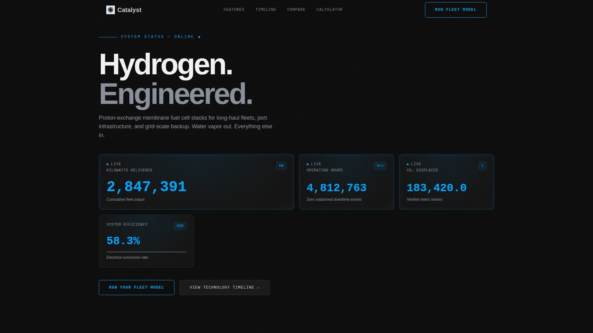 Renewable Energy Components Cost Calculator Website Template