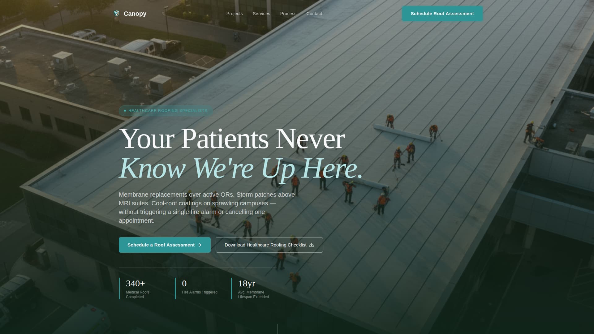 Hospital & Clinic Construction Professional Website Template