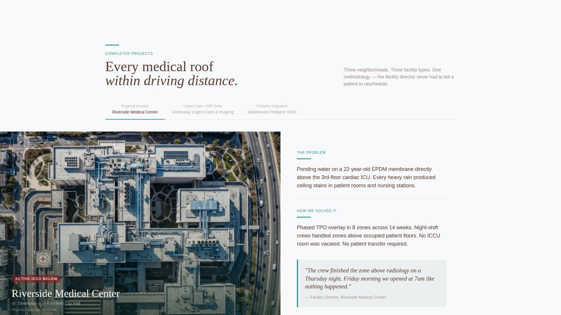 Hospital & Clinic Construction Professional Website Template