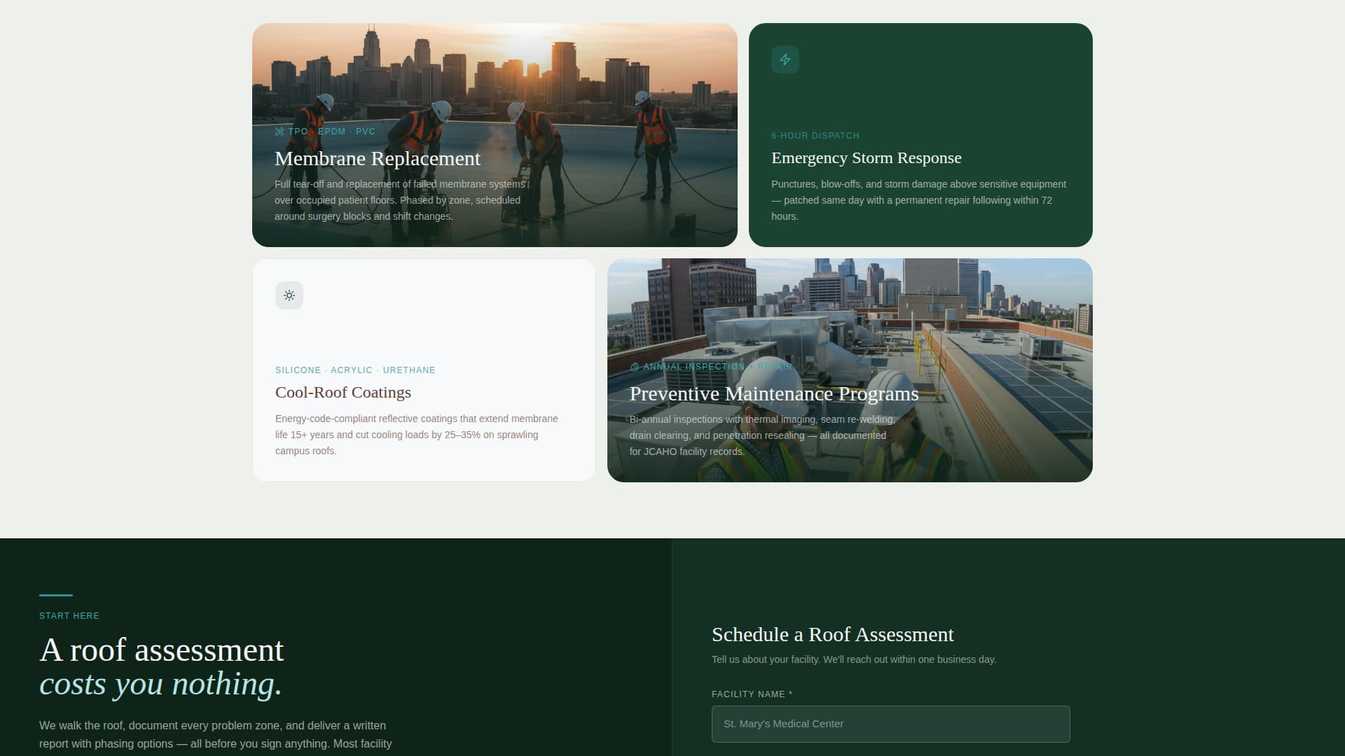 Hospital & Clinic Construction Professional Website Template