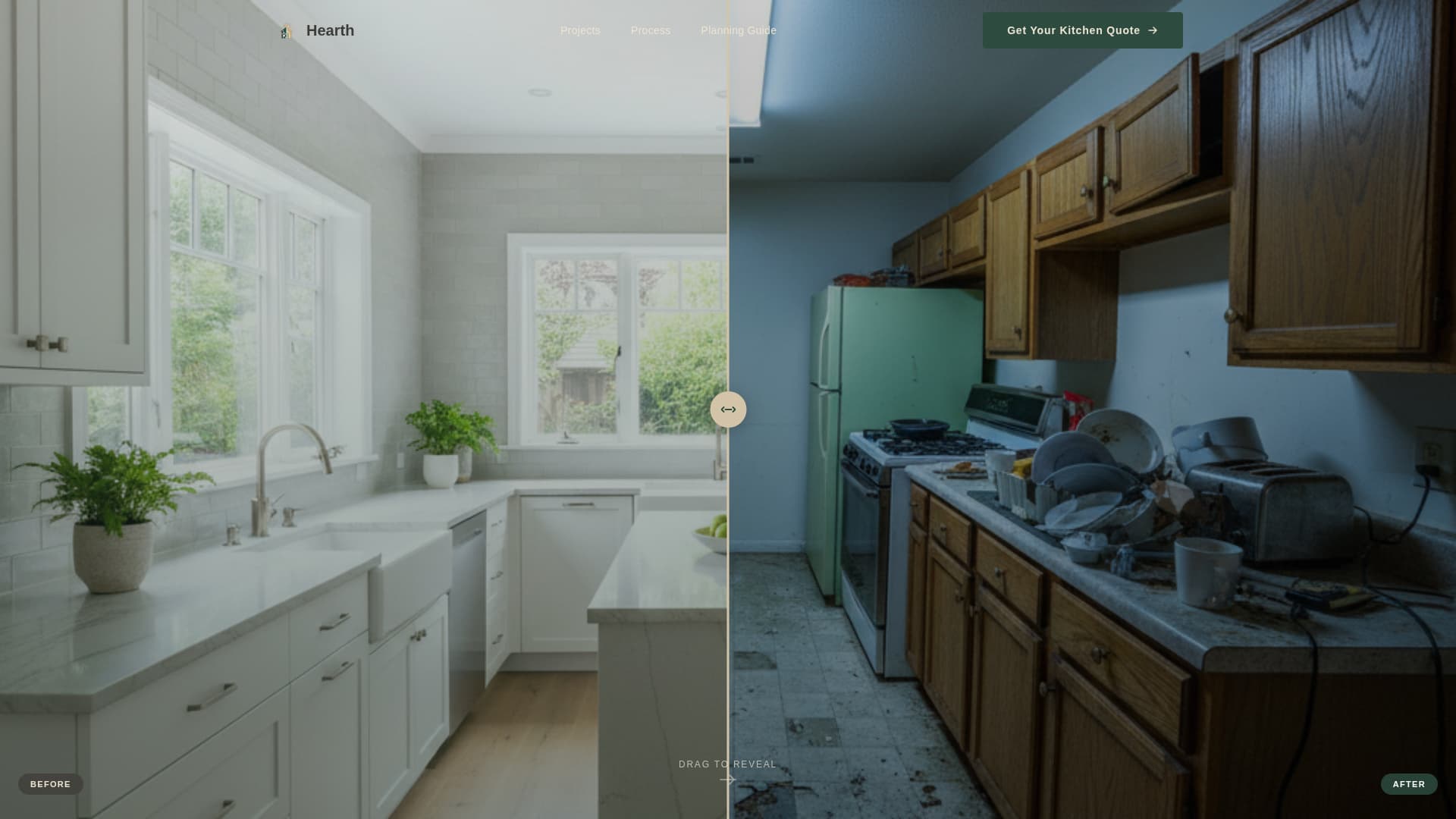 Specialist Kitchen Renovation Professional Website Template