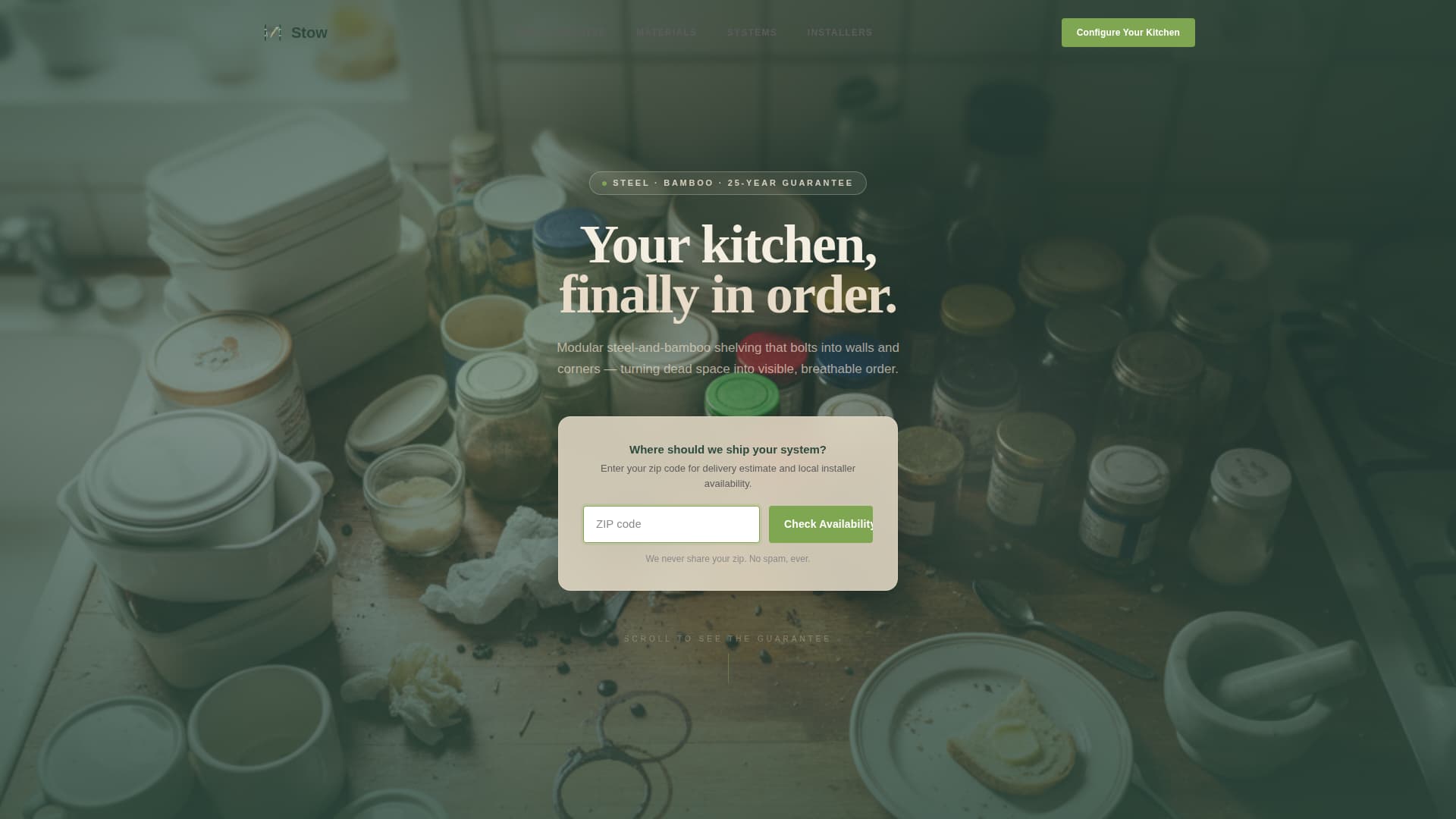 Kitchen Renovation Reviews & Social Proof Website Template