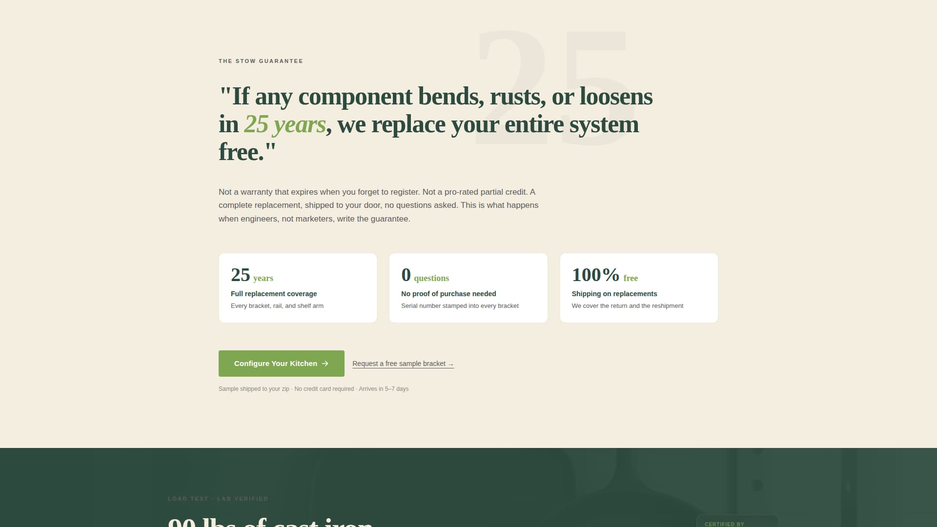 Kitchen Renovation Reviews & Social Proof Website Template