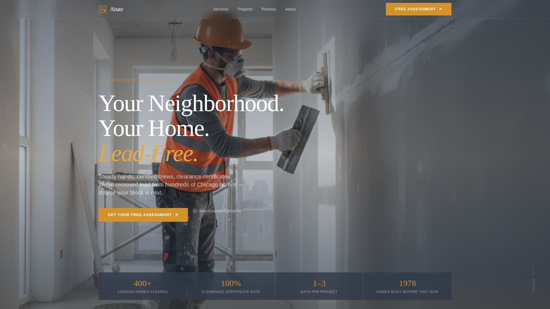 Advanced Restoration & Preservation Appointment Booking Website Template