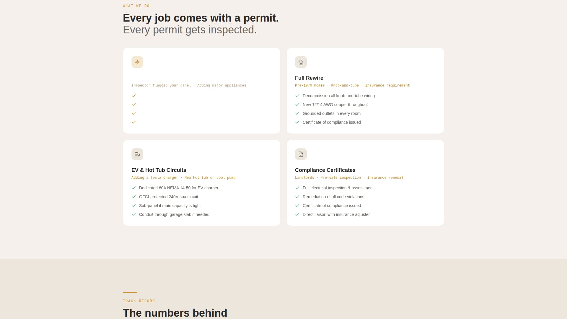 Electrical Professional Website Template
