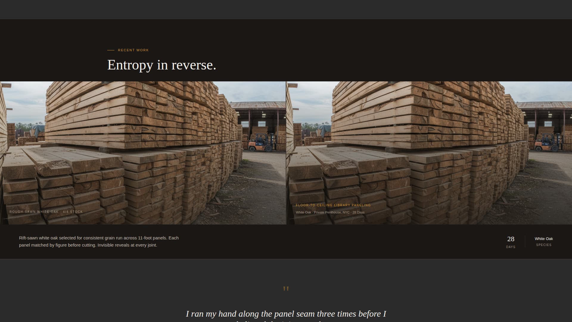 Expert Wood Products Professional Website Template