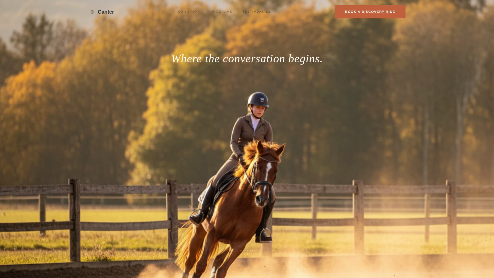 Horse Booking Website Template