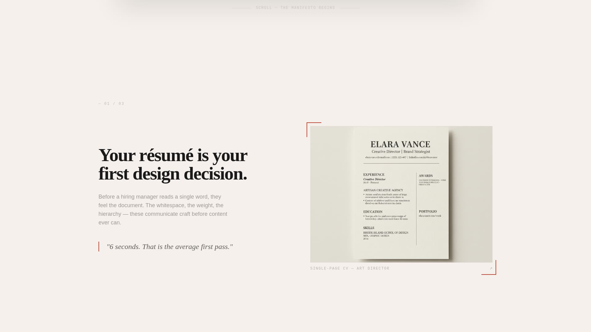 Creative Professional Career Blog Website Template