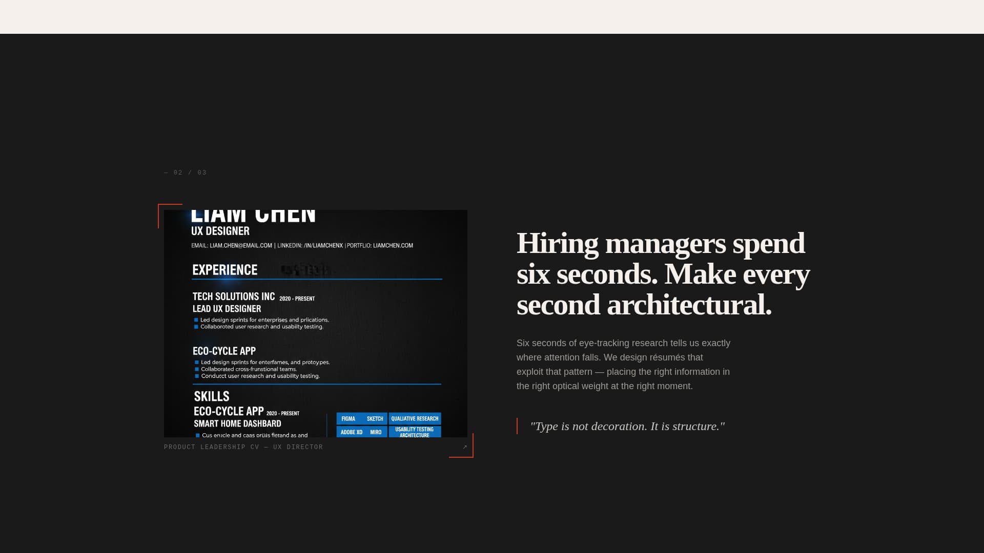 Creative Professional Career Blog Website Template