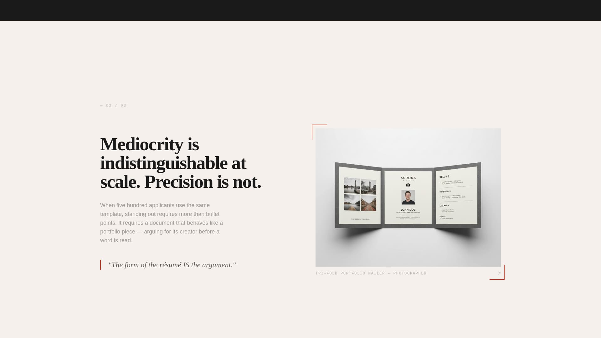 Creative Professional Career Blog Website Template