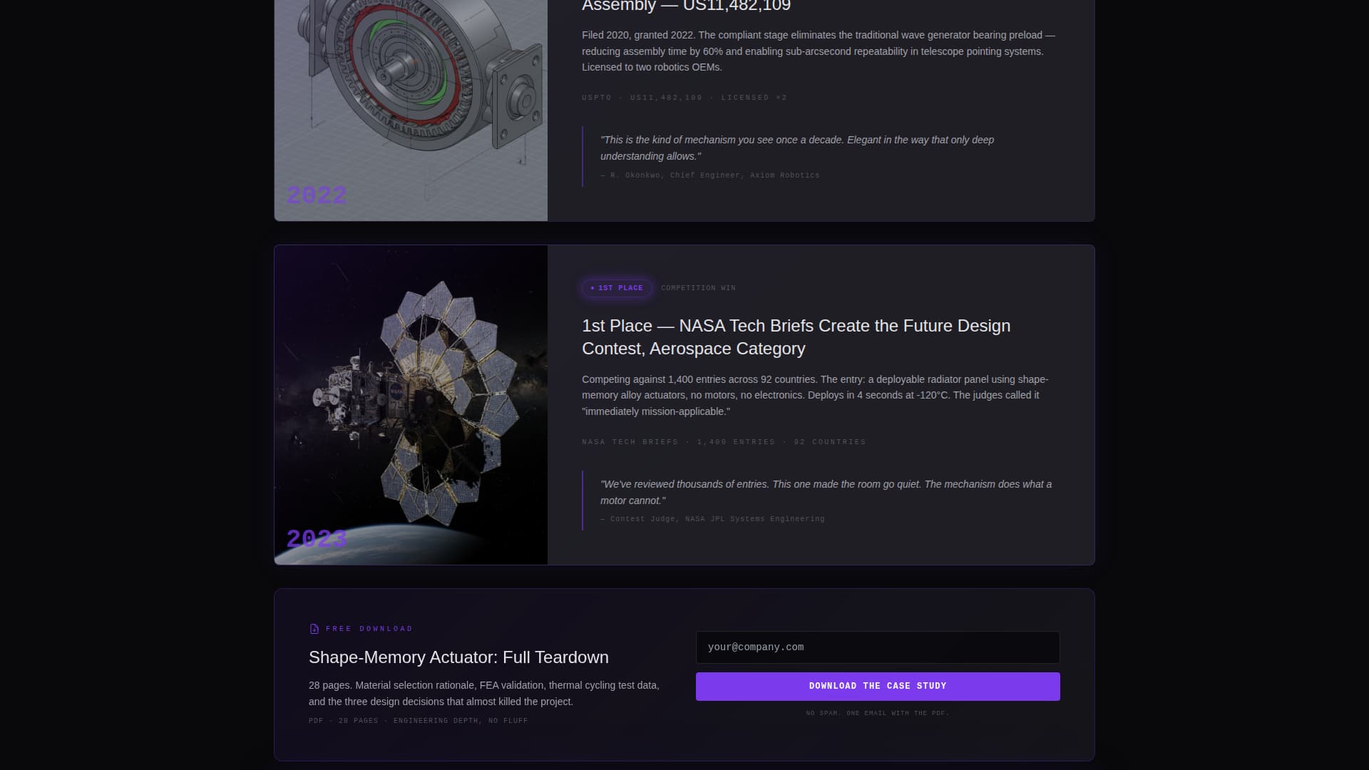 Mechanical Engineer Profile Specialist Pre-Launch Website Template