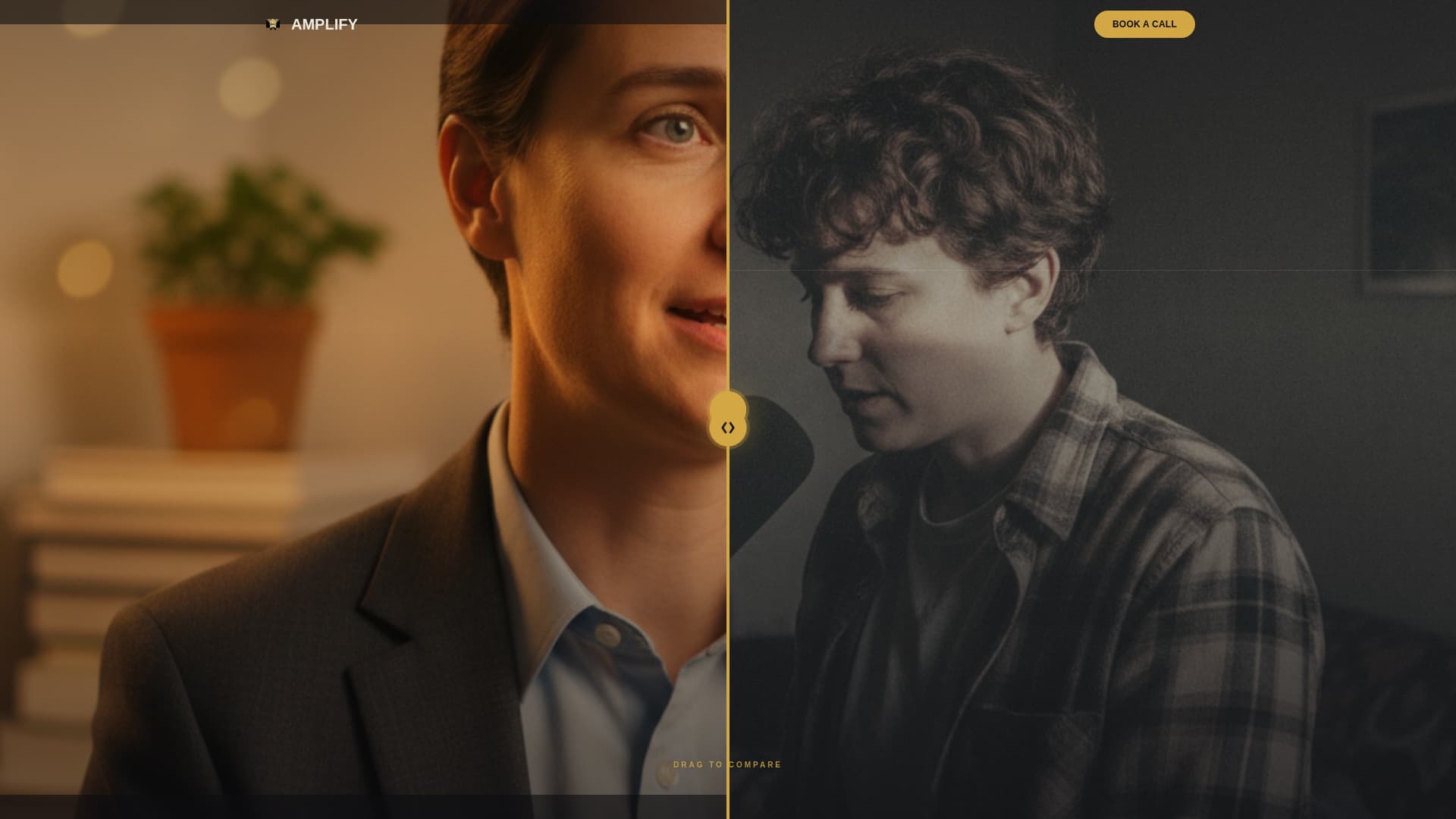 Nonprofit Marketing Agency Cinematic Landing Page Template