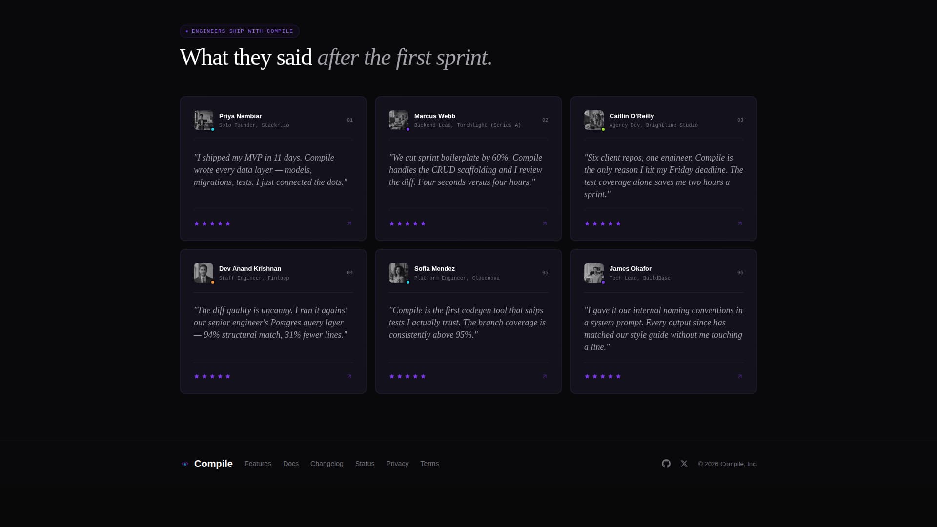 Specialist Micro-SaaS & Developer Tools Professional Website Template