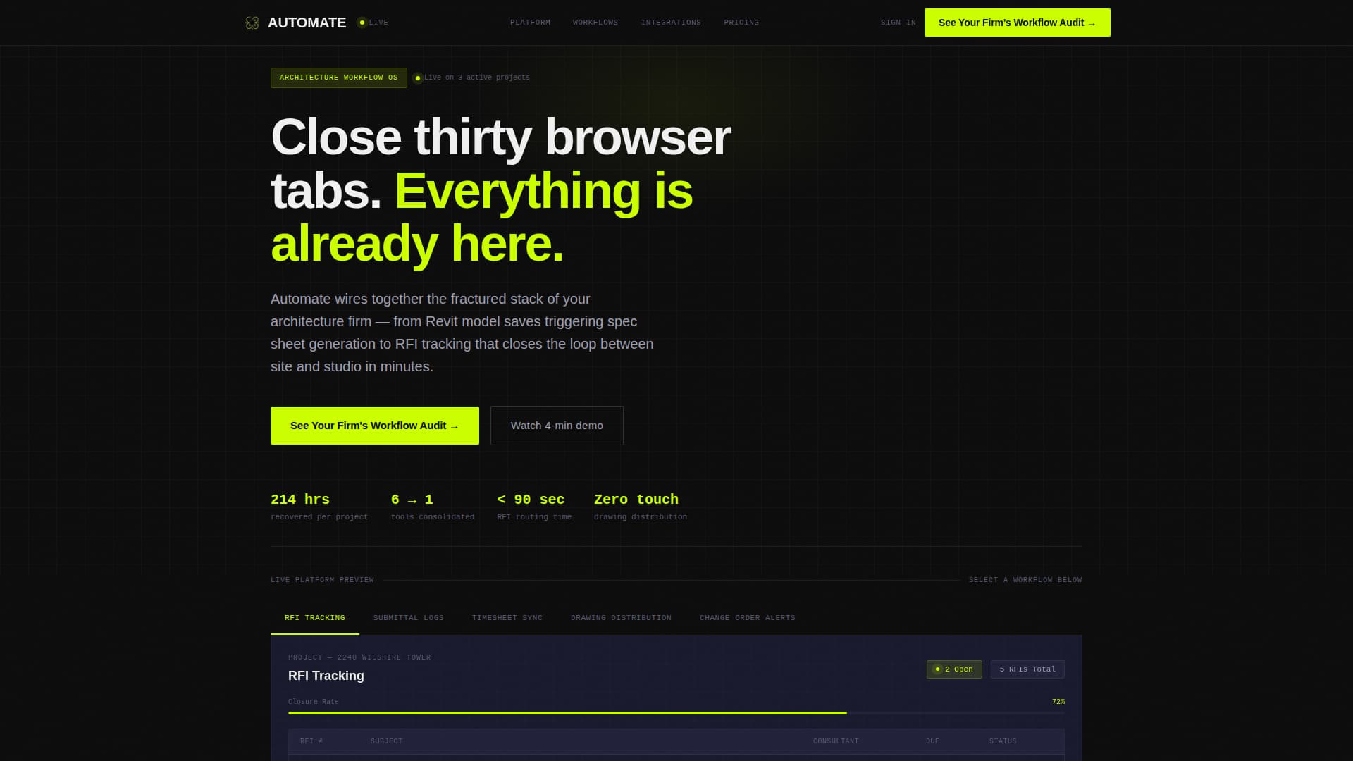 Architecture Firm Software Professional Website Template