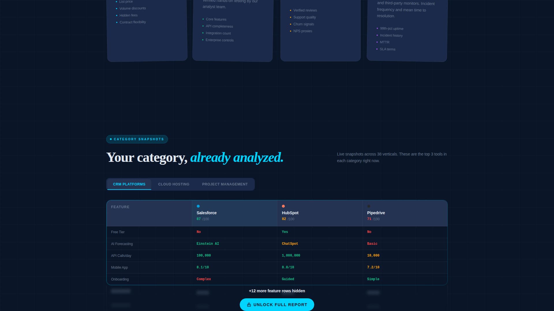 Consumer App & Platform Pricing Website Template