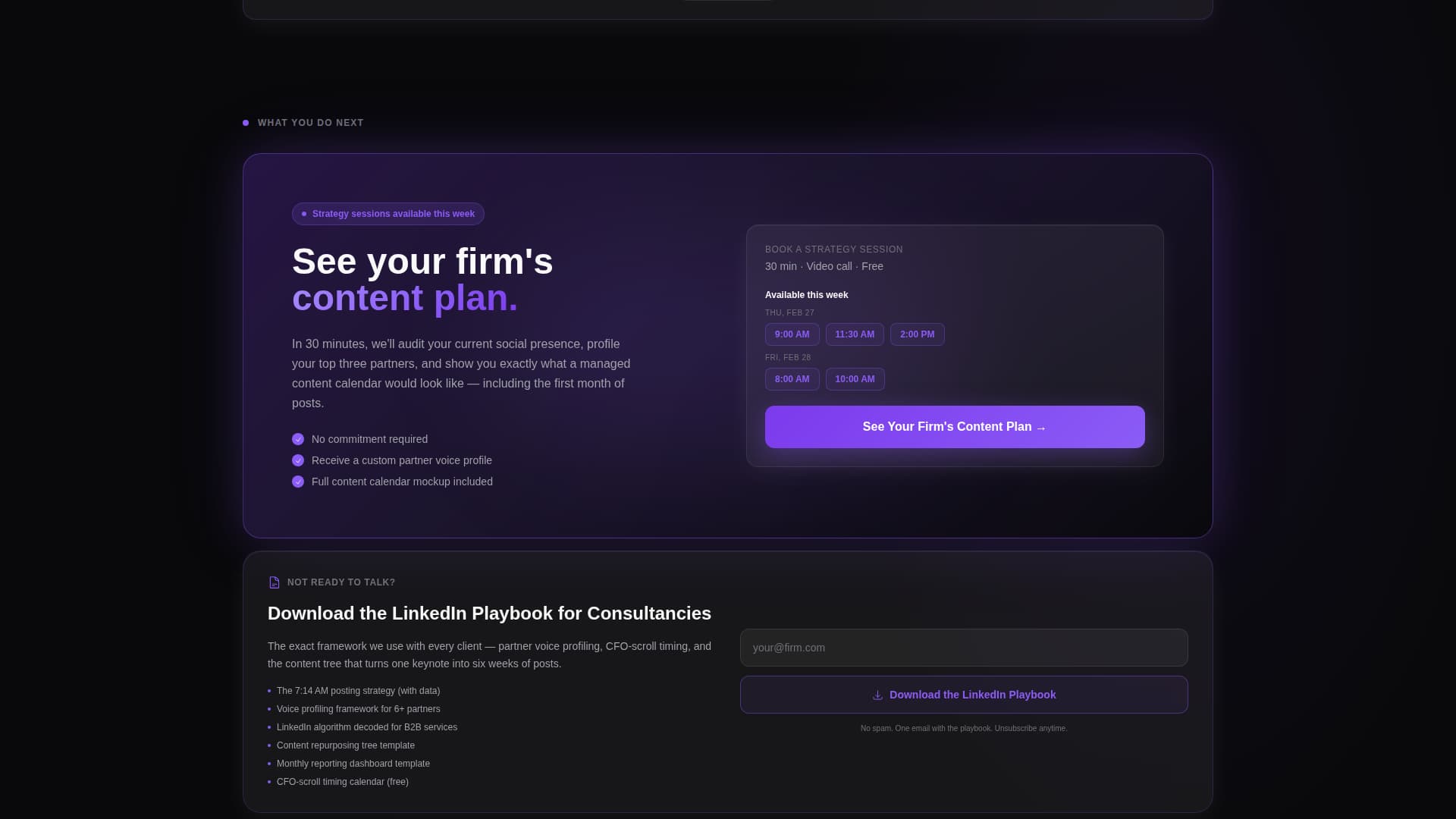 Specialist Consulting Firm Software Appointment Booking Website Template
