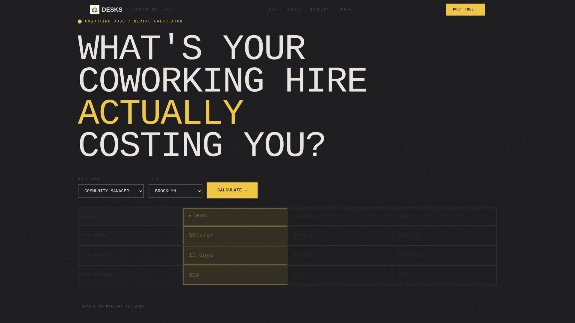 Coworking Digital Presence Careers & Recruitment Website Template