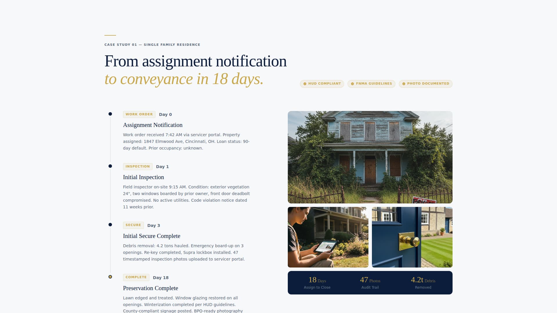Preserve - Authoritative REO Landing Page Template