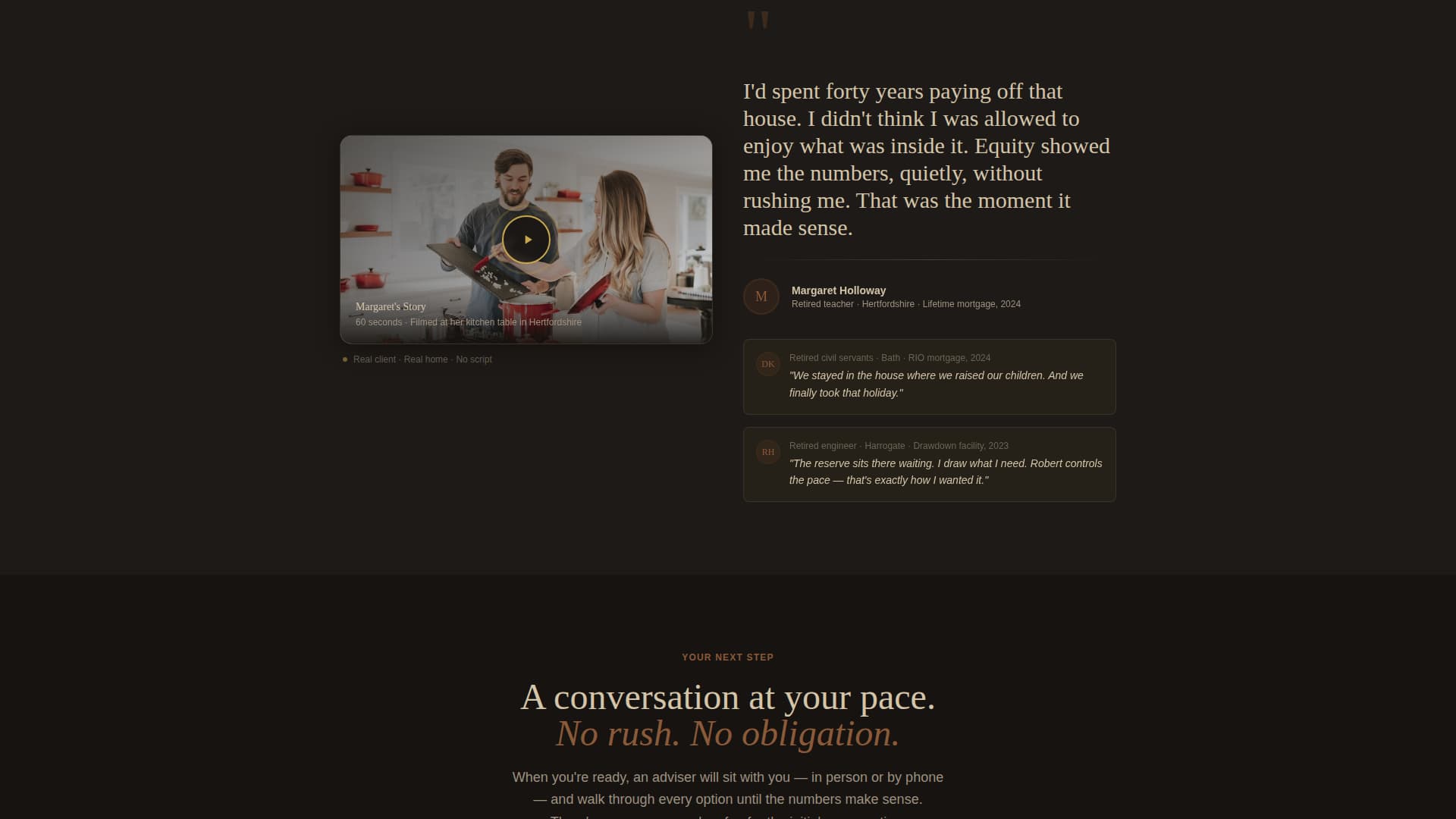 Equity - Trusted Seniorliving Landing Page Template