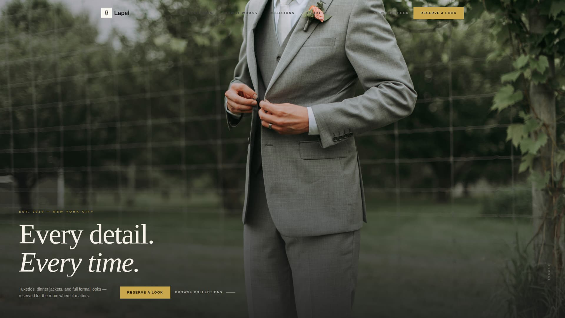 Specialist Local Brick & Mortar Business Pricing & Packages Website Template