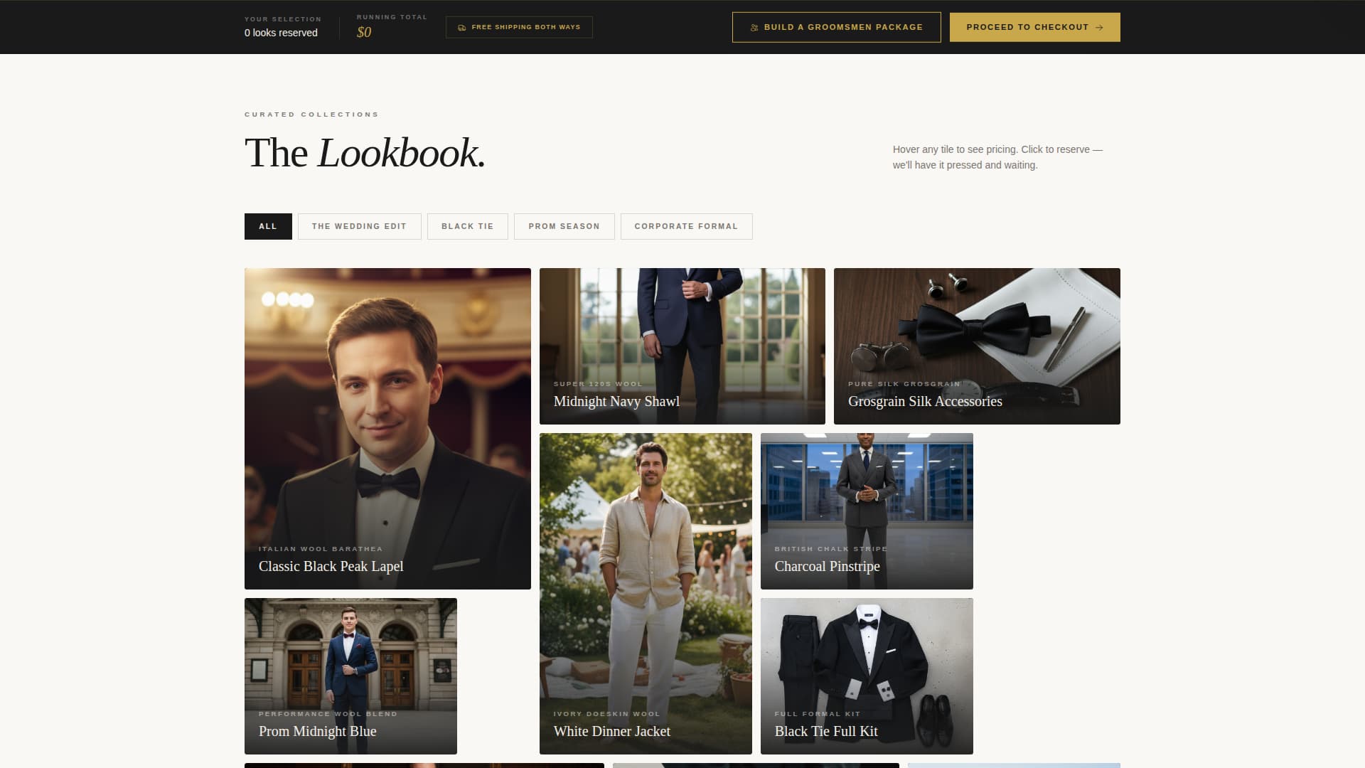 Specialist Local Brick & Mortar Business Pricing & Packages Website Template