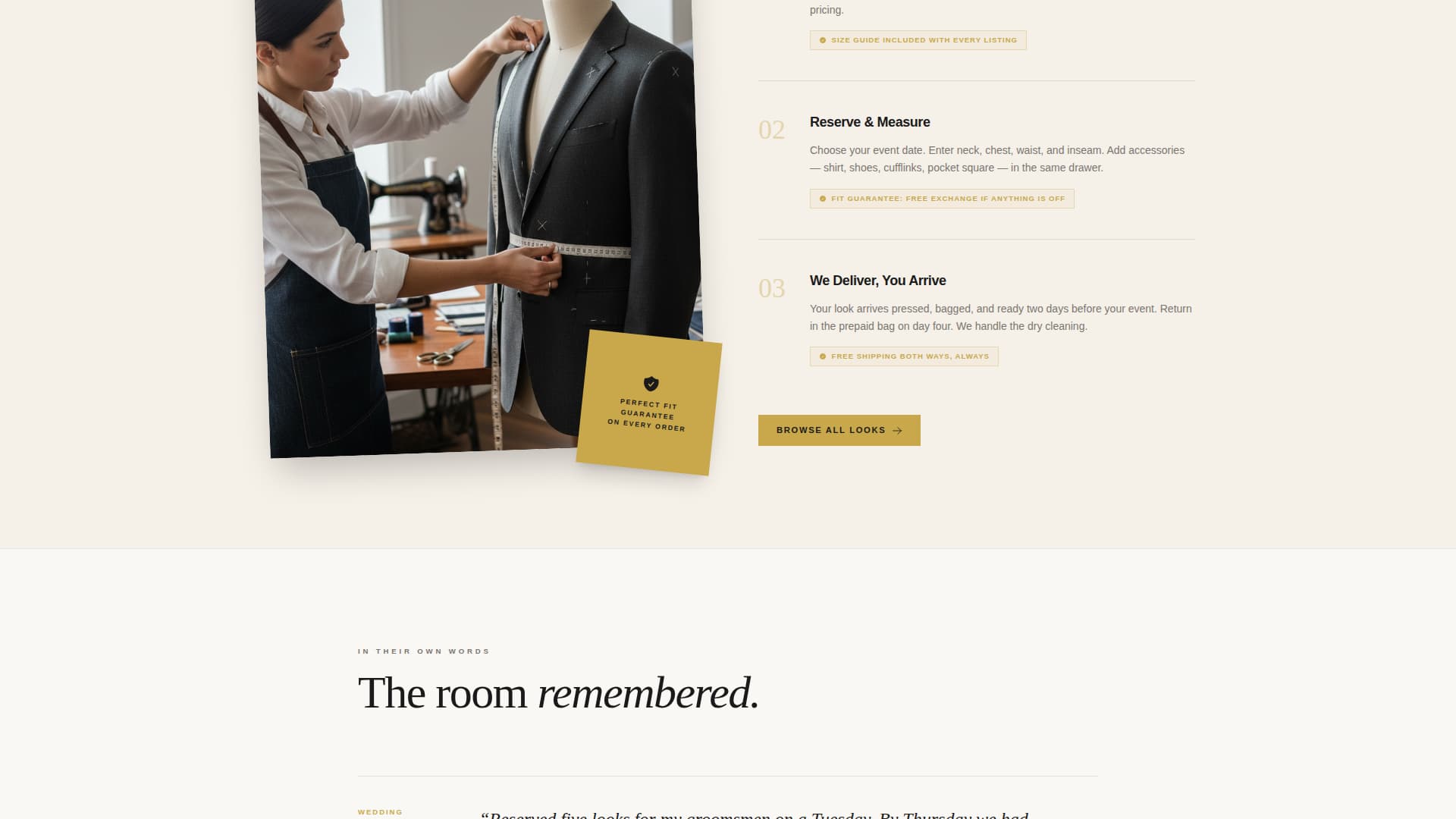 Specialist Local Brick & Mortar Business Pricing & Packages Website Template