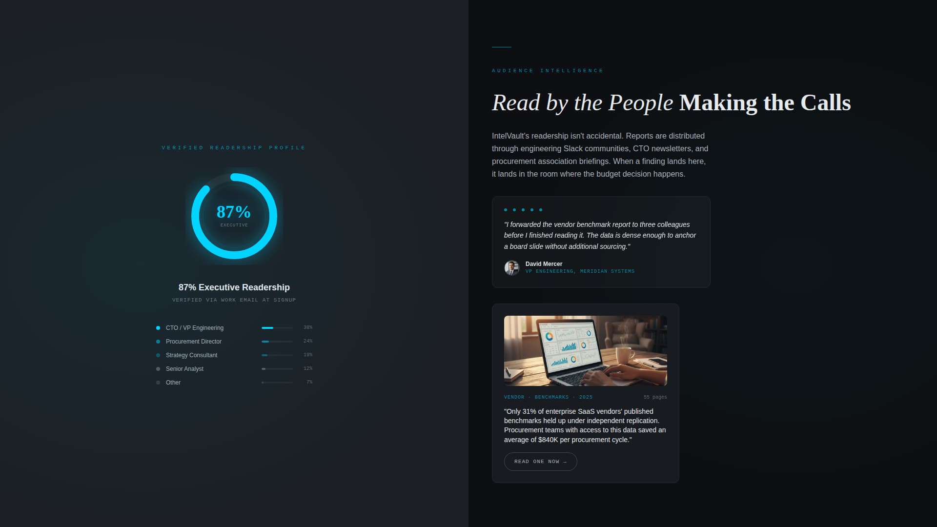 Intelvault - Authoritative Whitepaper Landing Page Template