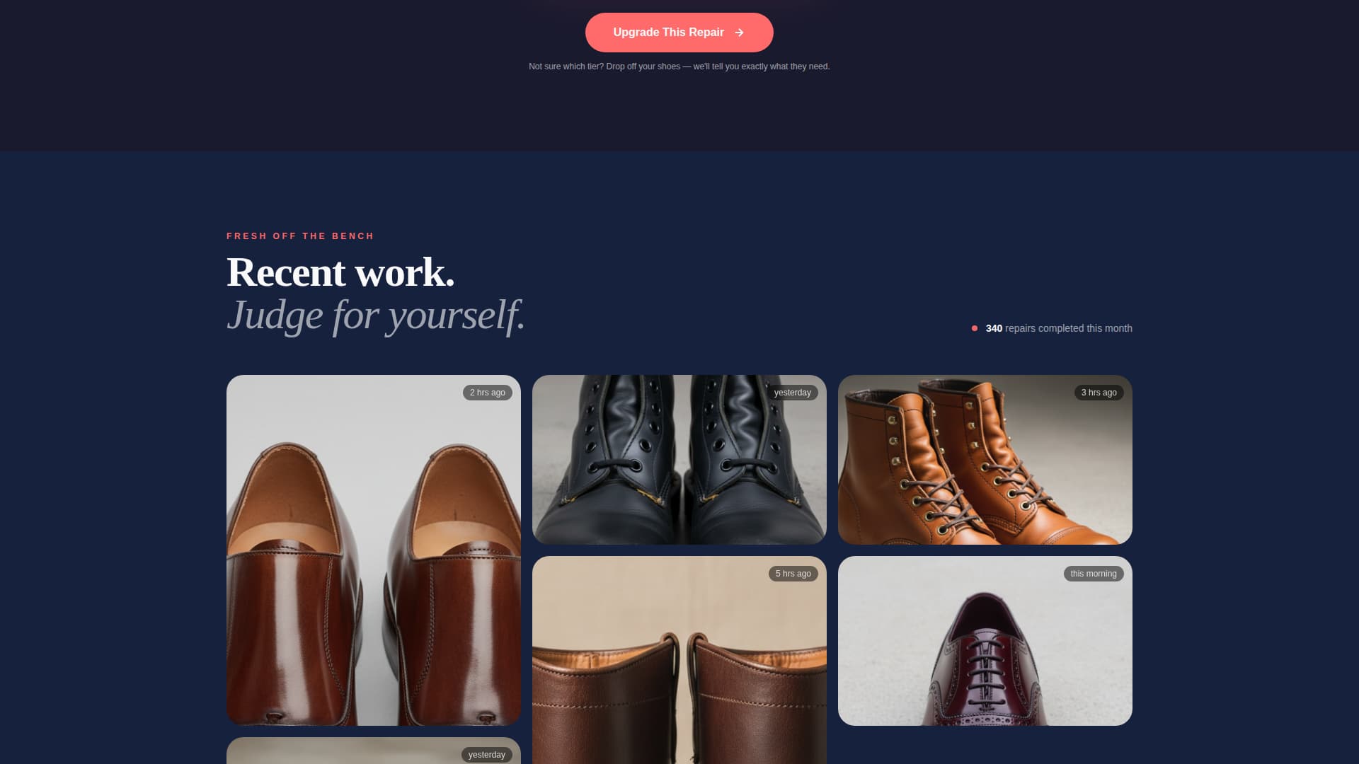 Local Brick & Mortar Business Appointment Booking Website Template