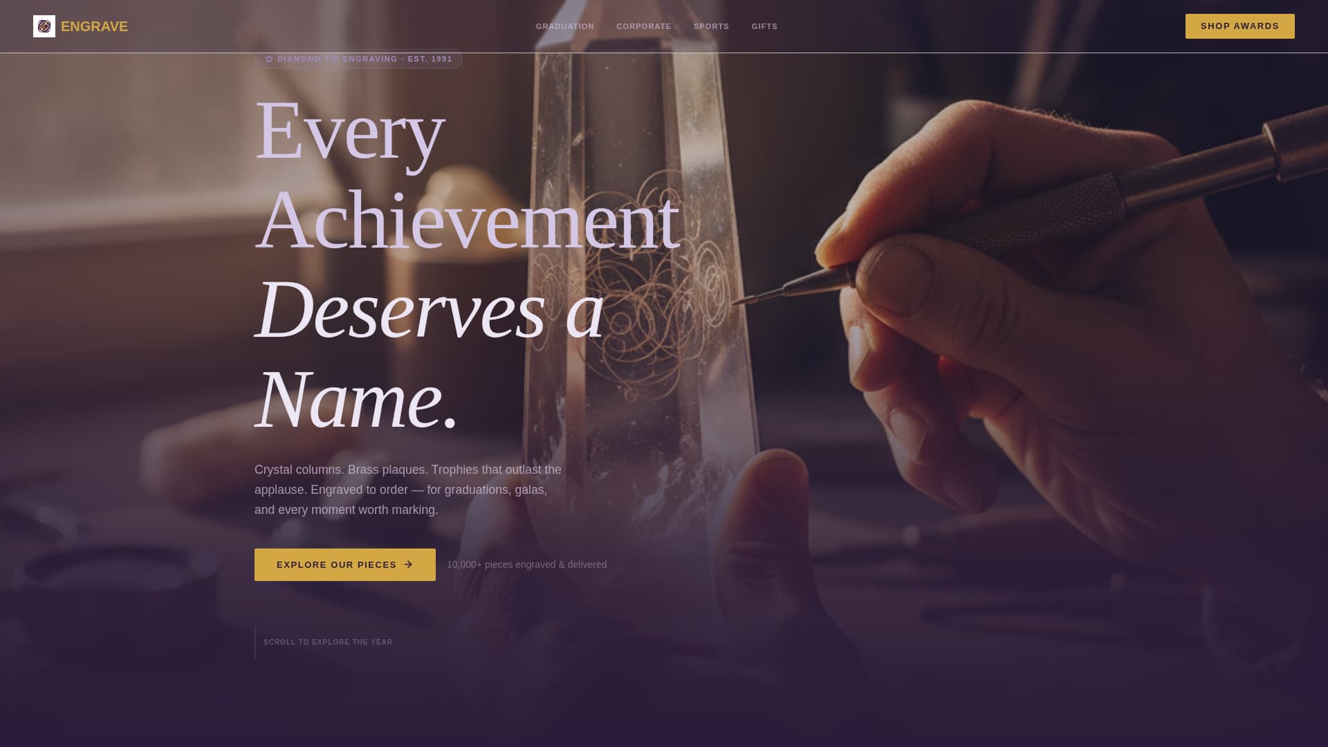 Local Brick & Mortar Business Professional Website Template