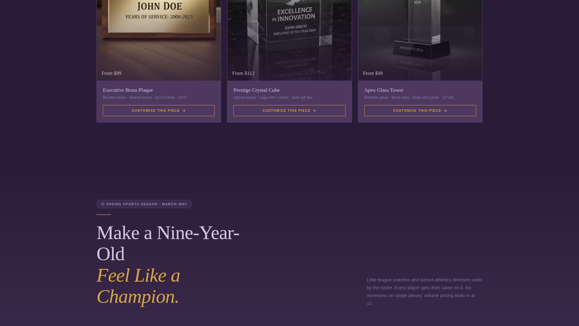 Local Brick & Mortar Business Professional Website Template