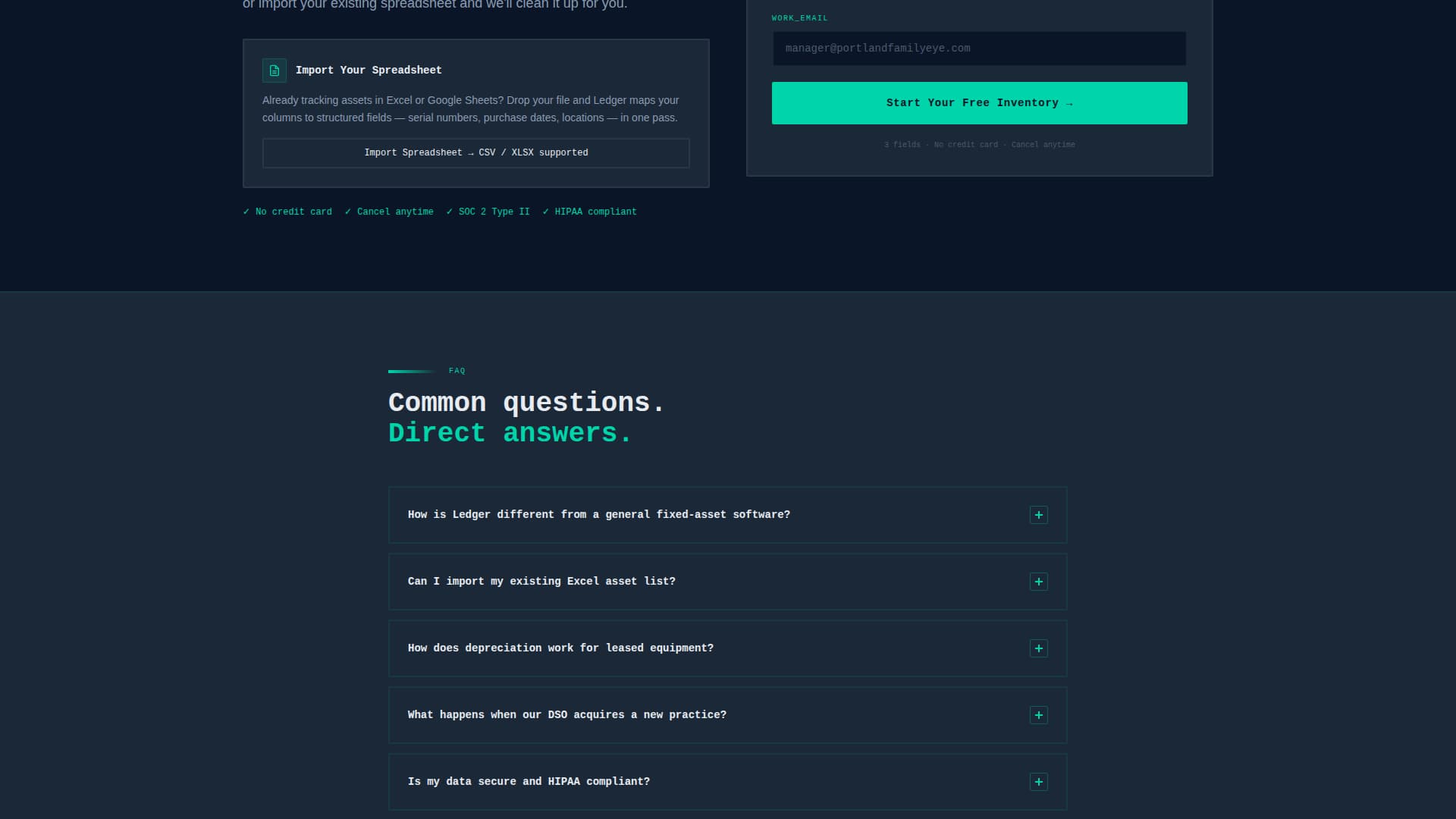 Optometry Software Professional Website Template