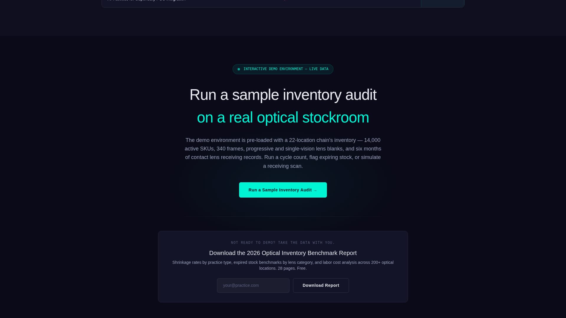 Specialist Optometry Software Comparison Website Template