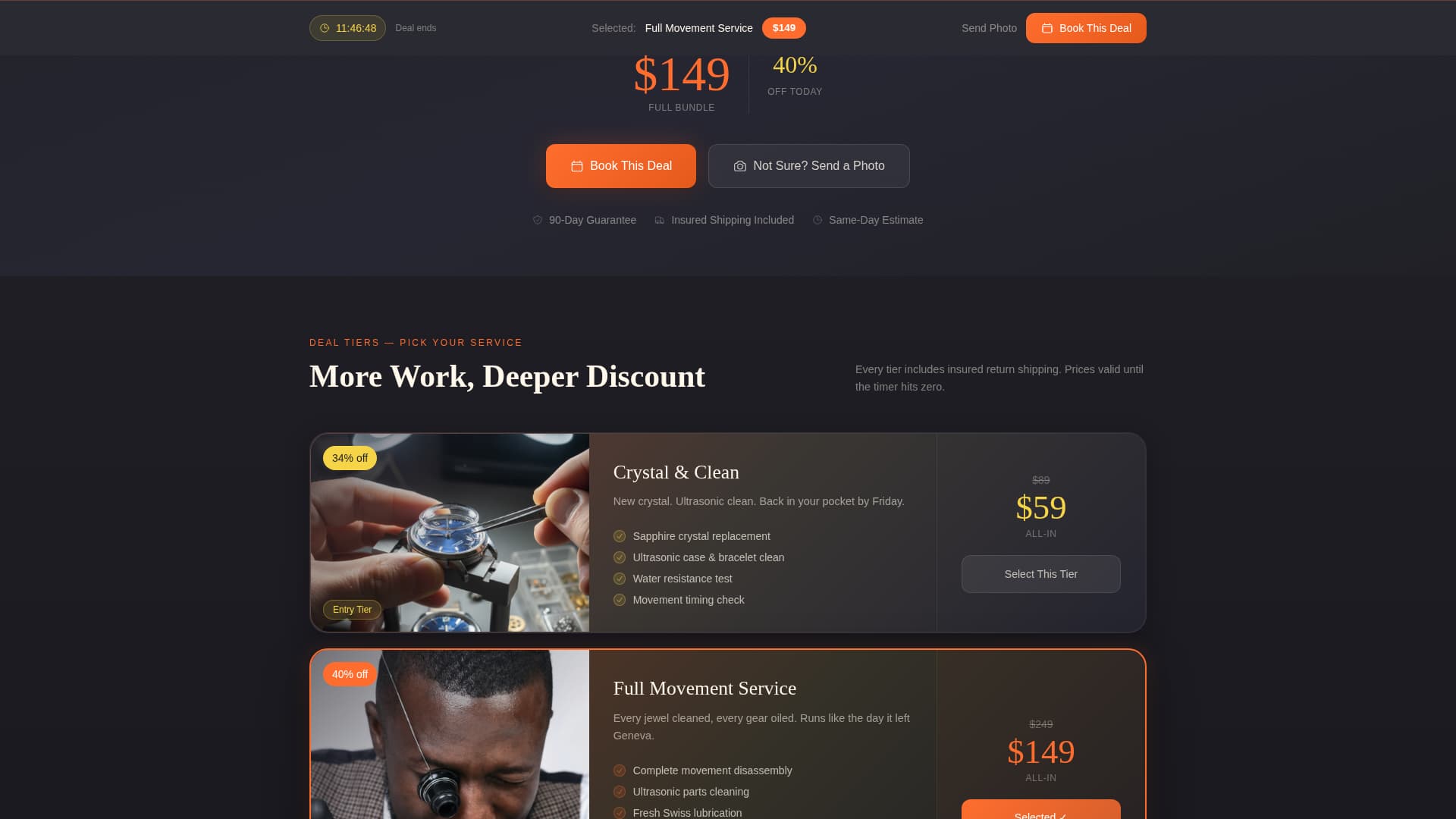 Local Brick & Mortar Business Appointment Booking Website Template