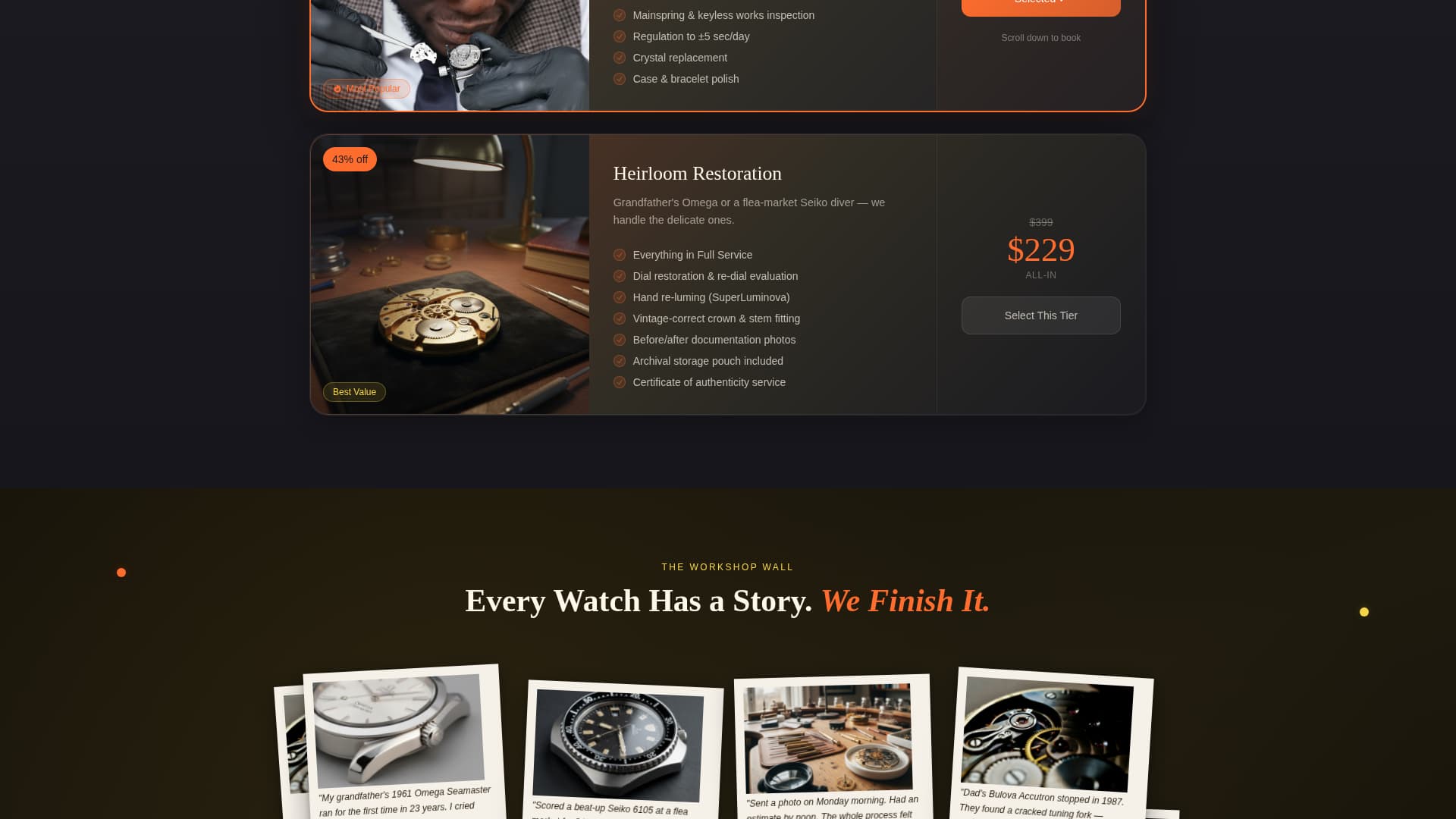 Local Brick & Mortar Business Appointment Booking Website Template