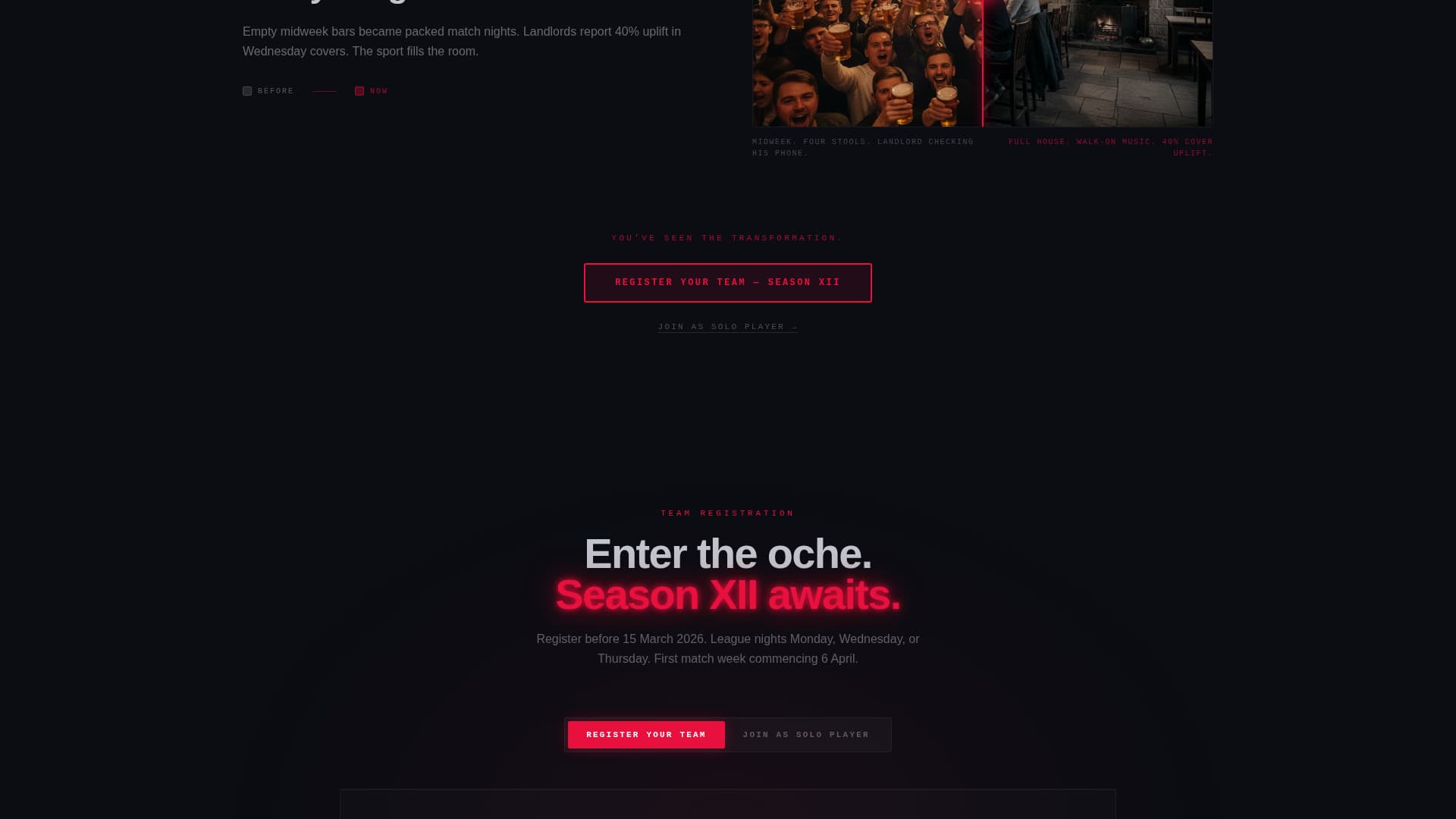 Darts Pre-Launch Website Template