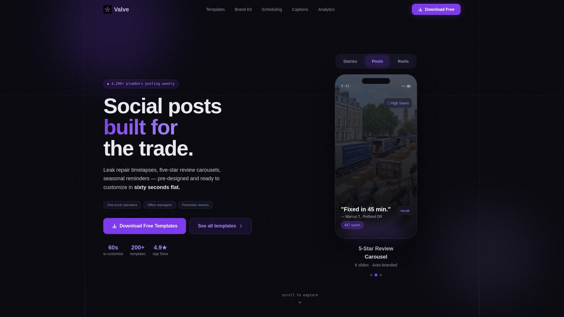 Flow — Expert Plumbing Contractor Landing Page Template