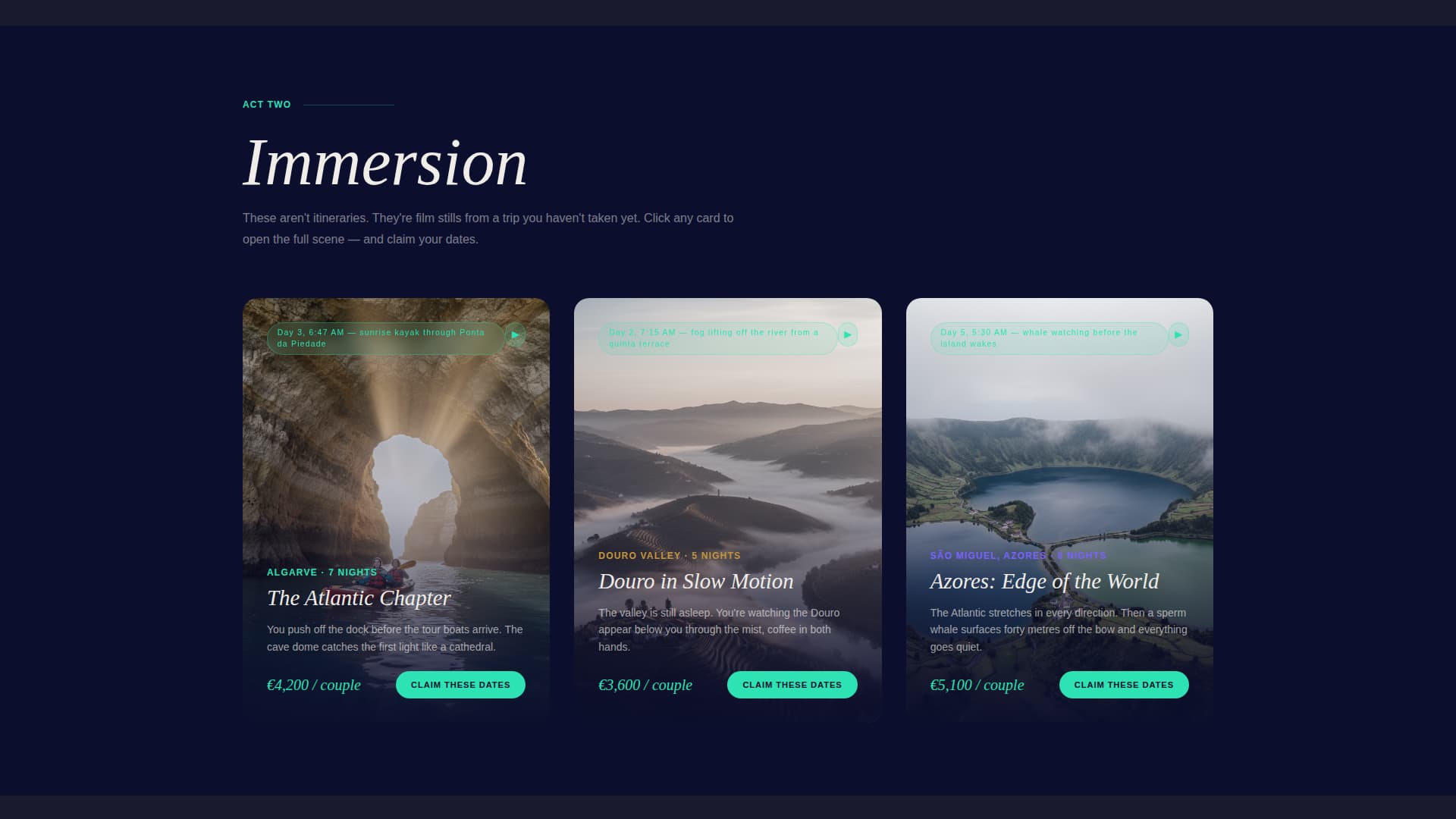 Portugal Travel Advanced Booking Website Template