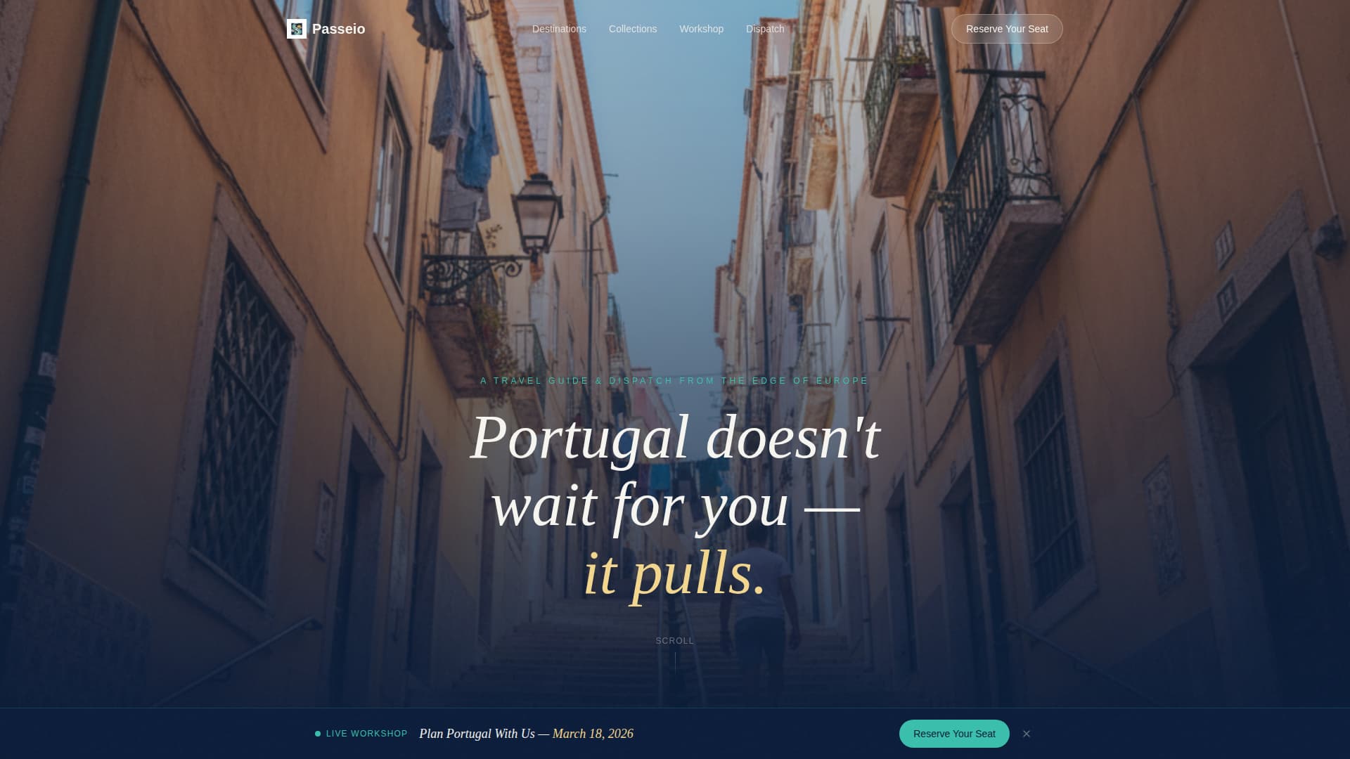 Portugal Travel Specialist Professional Website Template