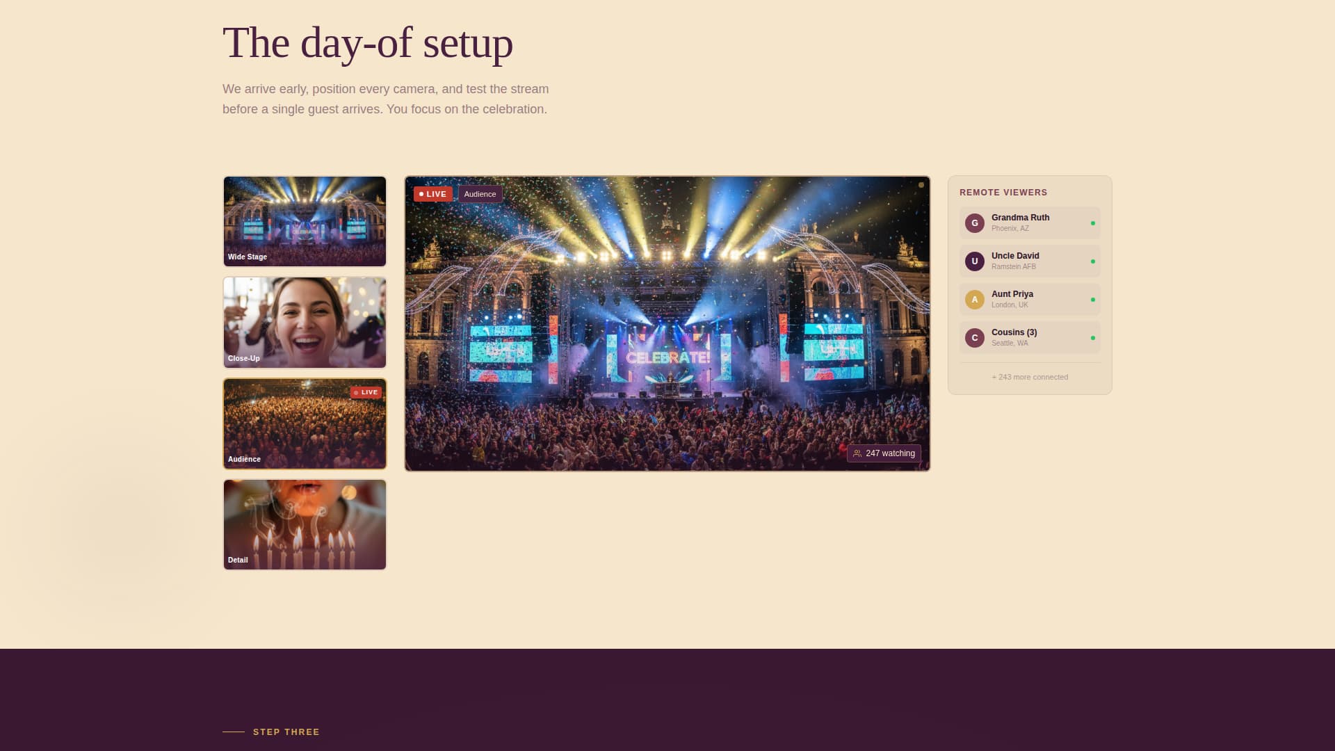 Holiday Event Booking Website Template
