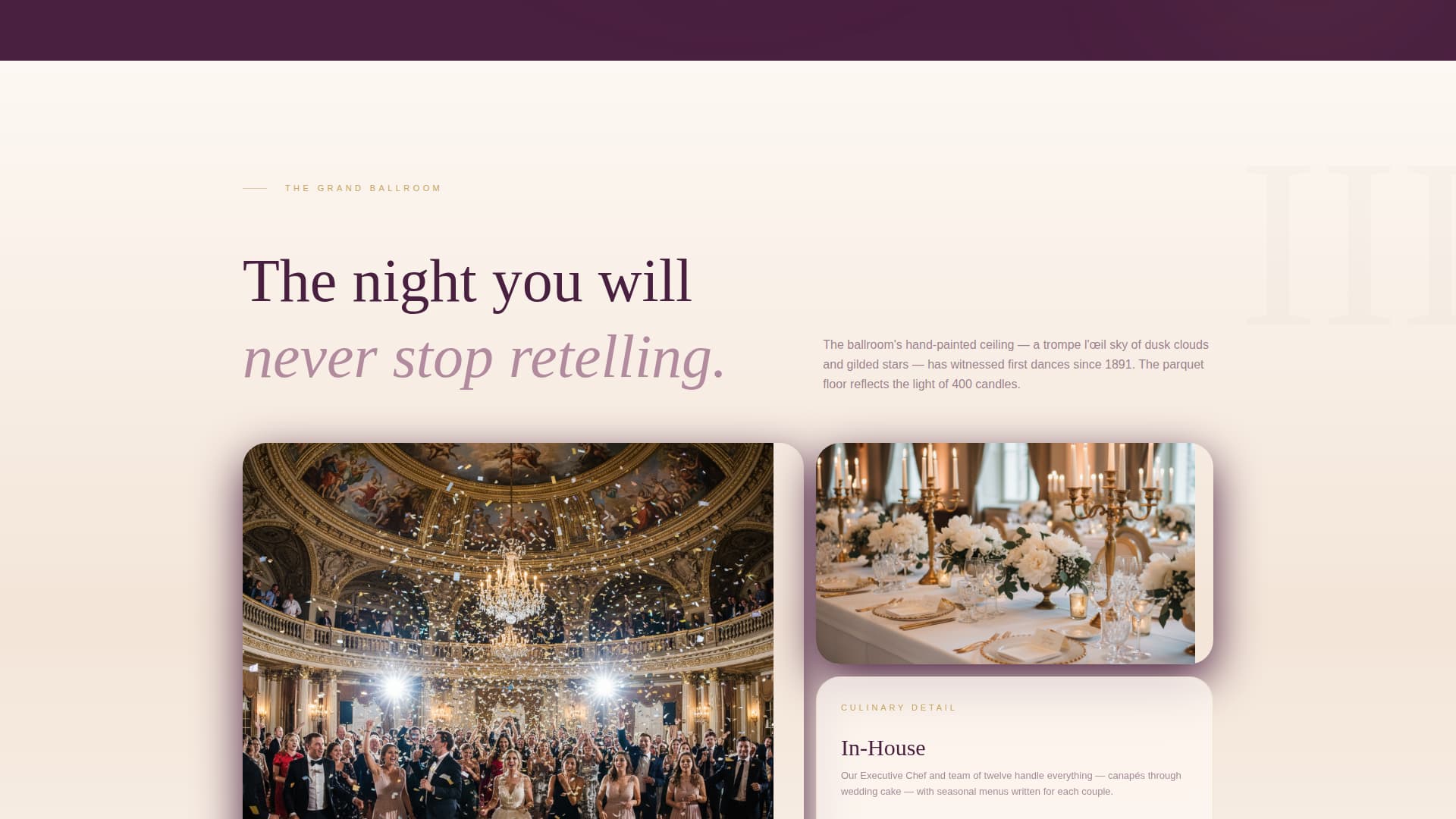 Luxury Wedding Professional Website Template